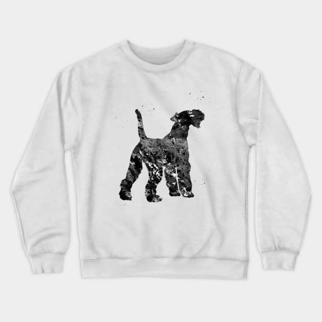 Fox Terrier Crewneck Sweatshirt by erzebeth